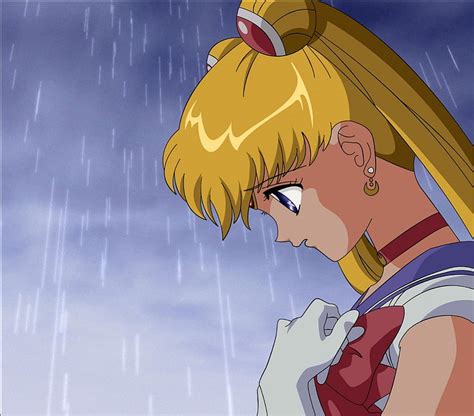 Tristeza Fan Art Mañana Conejito Tsukino Anime Pixiv Sailor Moon