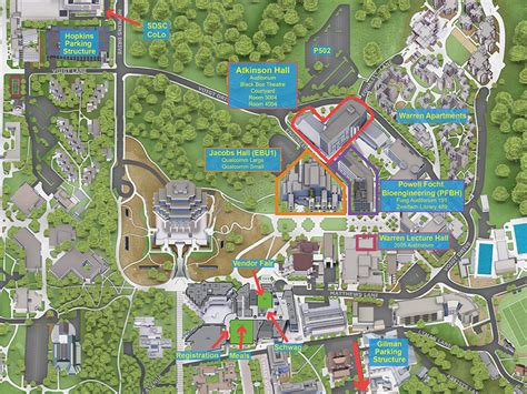 Ucsd La Jolla Campus Map