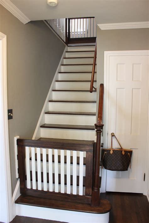 Looking for the best baby gates for stairs with banisters & walls? DIY Baby Gate — The Fat Hydrangea