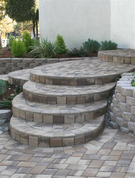 Calstone One Inch Paver Overlay Of Steps Traditional Landscape