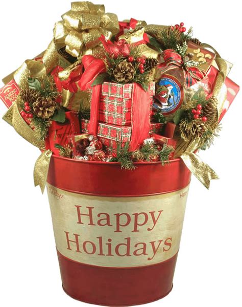 Expert designed christmas gift baskets options which are sure to please. The Seasons Best, Extra Large Holiday Gift Basket - Gift ...
