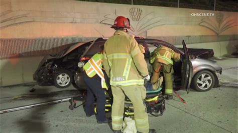 Stalled Vehicle Hit On The Freeway Multiple Patients Transported Youtube