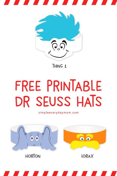 Dr Seuss Hat Template Free
