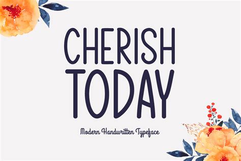Cherish Today 287036 Regular Font Bundles