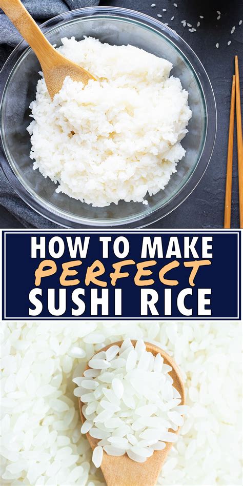 Perfect Sushi Rice Recipe Sushi Rice Recipes Rice For Sushi Sushi