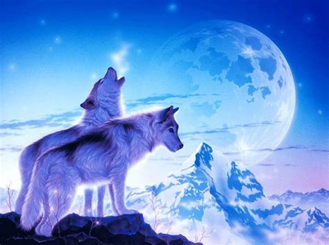 Fantasy Wolves Predator Wolf Planet Landscape Hd Wallpaper Peakpx