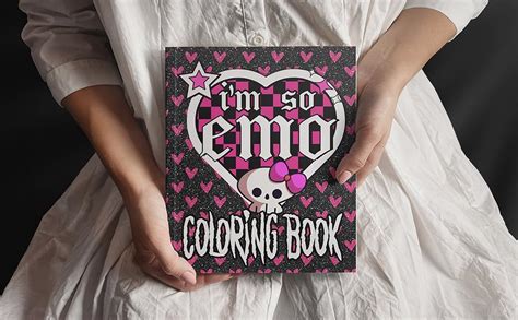 Im So Emo Coloring Book Emo Aesthetic Colouring Book For Adults