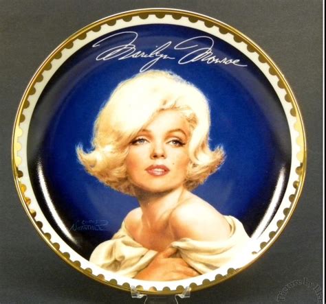Marilyn Monroe Vintage Collectible Commemorative Plate Collectibles Art