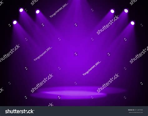 Purple Stage Background Stock Illustration 311287595 Shutterstock