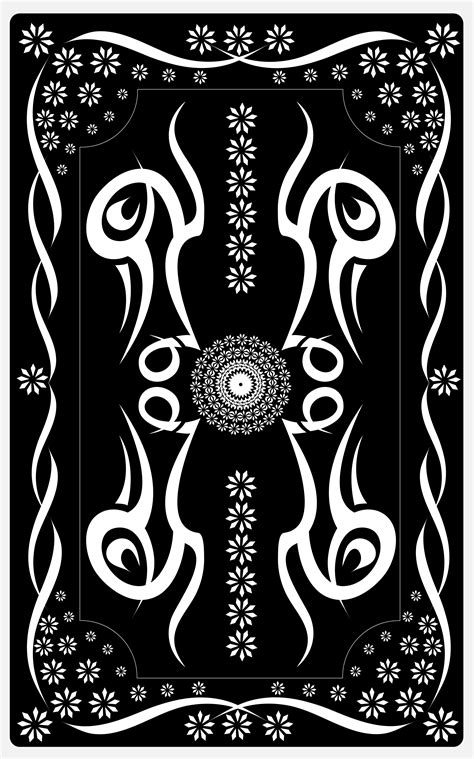 Playing Card Back Side 535774 Vector Art At Vecteezy