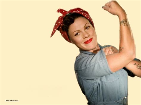 Rosie The Riveter Aka Pnk Pink Wallpaper 31009517 Fanpop