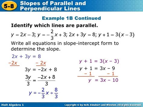 Writing Equations Of Lines Parallel And Perpendicular Studyclixweb