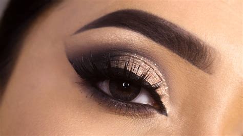 Glitter Smokey Eye Makeup Tutorial Simple Easy And Quick Eye Makeup
