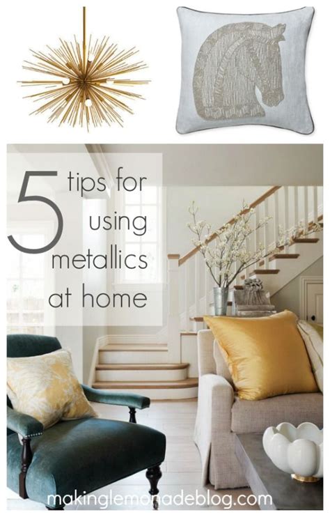 You may not be a professional athlete in the 2012 olympics, but you can still go for the gold with these winning home accessories. 5 Tips for Using Metallics at Home | Home decor, Gold home ...