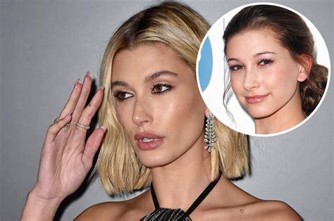 Hailey Baldwin Slams Plastic Surgery Rumors I Ve Never Touched My Face