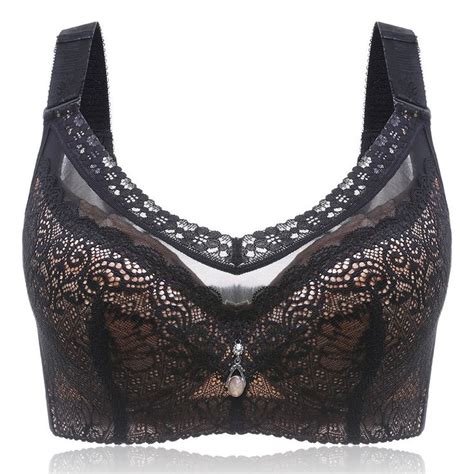Plus Size Lace No Padded Thin Cup Cami Bra Banggood Mobile