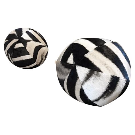 Forsyth 7 Zebra Ball Pillow For Sale At 1stdibs