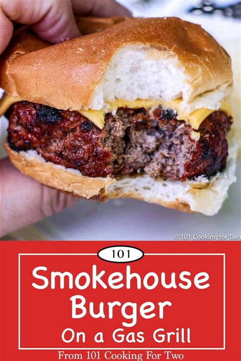 Grilled Smokehouse Burger Recipe Smoked Burgers Burger Smoked