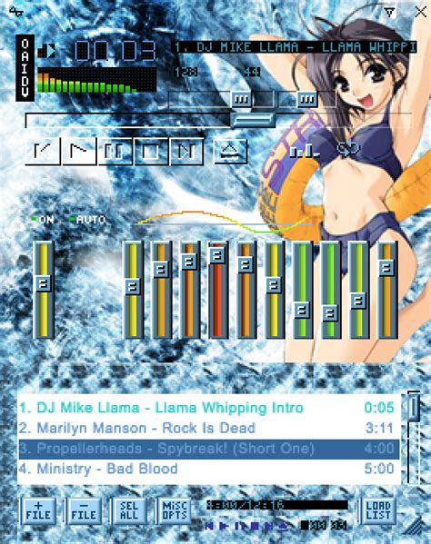 Winamp Skin Fun At The Beach Anime Style Free Download Borrow And Streaming Internet Archive