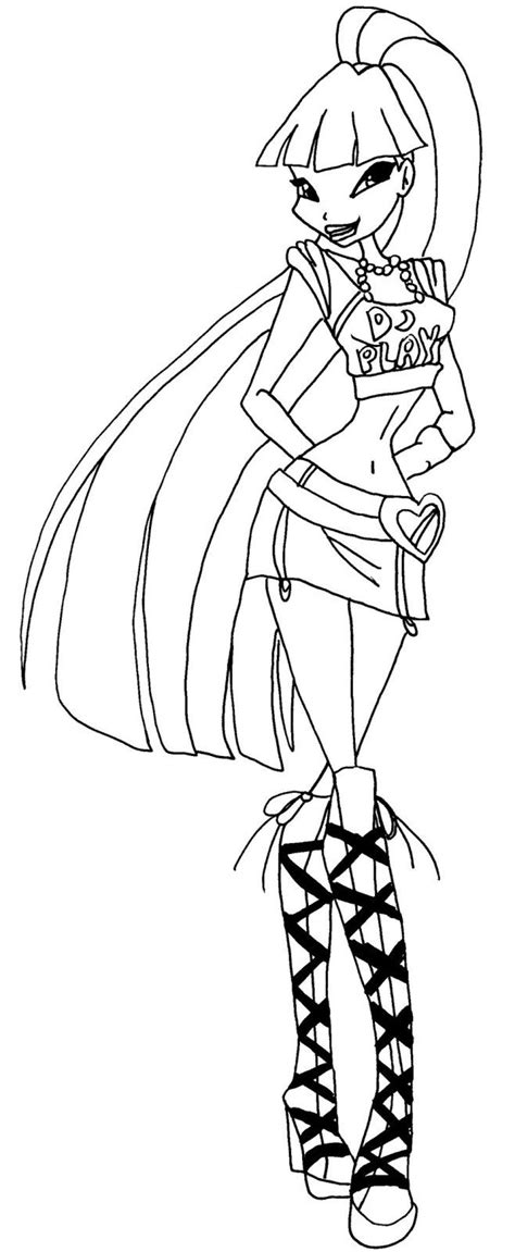 Winx Club Musa Coloring Pages Coloring Pages My Xxx Hot Girl