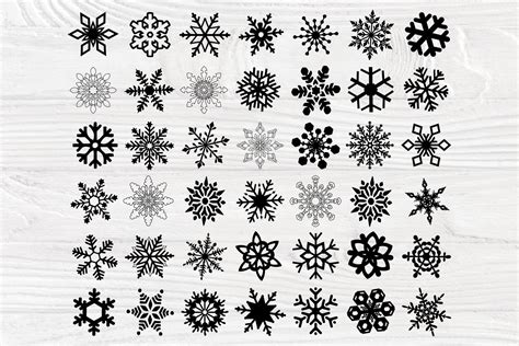 Download Snowflake SVG Bundle, Christmas Svg, Svg Cut Files, Snow ...