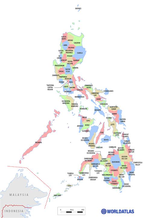 Philippines Political Map Philippine Map Philippines