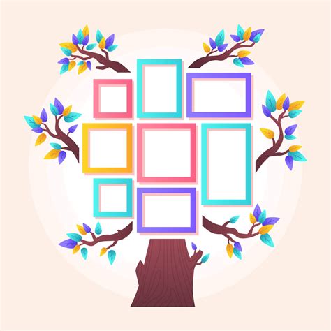 They are the best representation of one's ancestry and vary greatly based on their purpose, structure. Family Tree Template Vector 542468 - Download Free Vectors ...