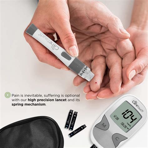 Blood Glucose Monitor Kit Diabetes Testing Kit With Glucometer
