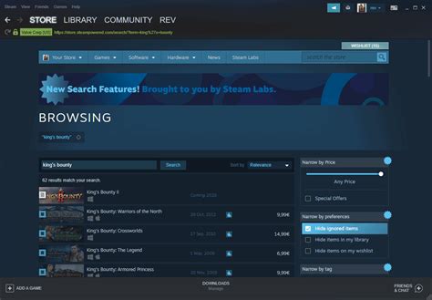 Steam Search Update Improves Search A Lot Ghacks Tech News