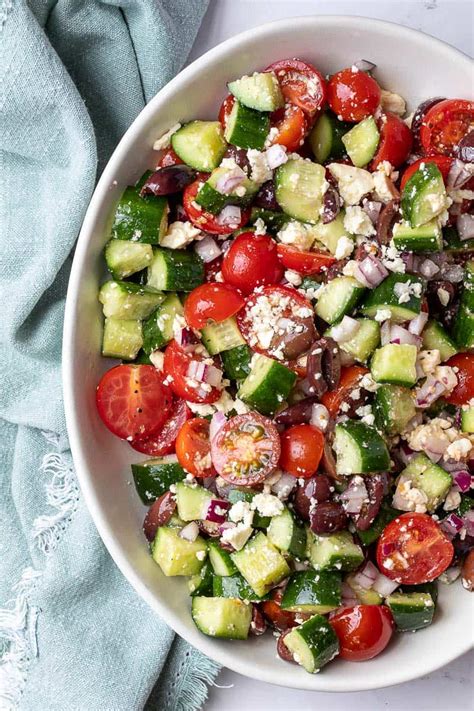 Top 10 Tomato Cucumber Salad Mediterranean