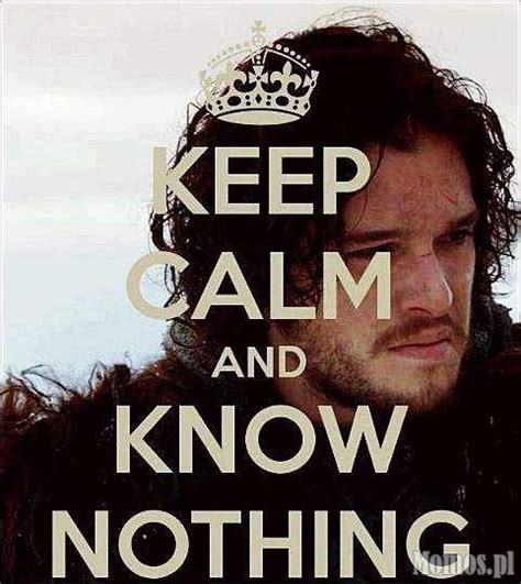 You Know Nothing Jon Snow Momospl