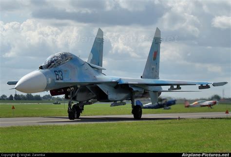 63 Belarus Air Force Sukhoi Su 27ubm At Radom Sadków Photo Id