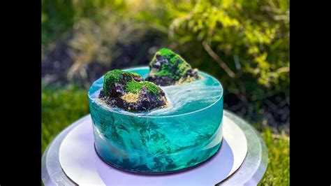 Island Cake Tutorial Ocean Jelly Jello Cake Cake Trends 2020 Youtube