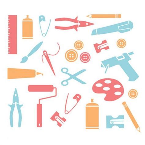 Art Supplies Clipart Painting Clipart Sewing Clipart Crafting Clipart