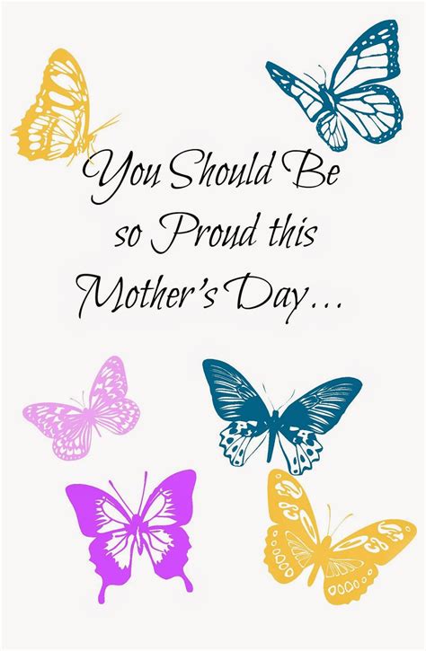 Daughters give their mothers cards and handmade gifts and sons give their mothers gifts and flowers. Musings of an Average Mom: Free Mother`s Day Printable Cards