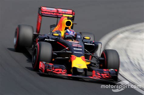 Max Verstappen Red Bull Racing At Hungarian Gp