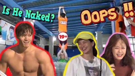 Oops Moments On Running Man Jong Kook Stripped Naked Somin Gets Wet In Her Armpits 🤣 Youtube