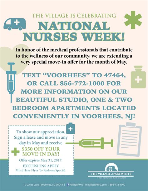 Happy Nurses Week Printable Flyer