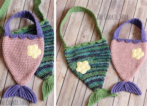 Mermaid Tail Bag Crochet Free Pattern Crochet Bag Pattern Free Bag