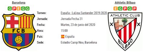 Athletic club en vivo vía directv sports por internet por laliga santander. Resultado Barcelona 1 - 0 Athletic Bilbao 23 de Junio ...