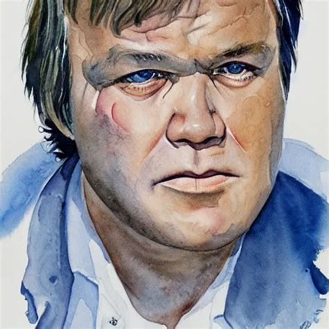 Watercolor Portrait Of Joe Don Baker From Mitchell Stable Diffusion OpenArt