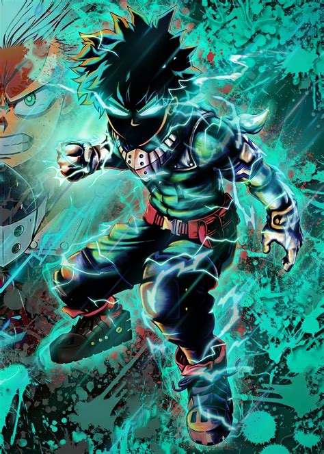 39 My Hero Academia Midoriya Deku Metal Poster Poster Prints Hero