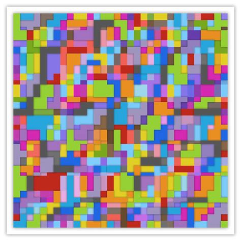 Pixelation Deviations 1 2014 Sprinkles Color Art