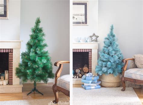 Transform Your Christmas Tree With Spray Paint Pintyplus