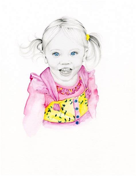 Painting From Photo Custom Portrait Painting Portrait Watercolor