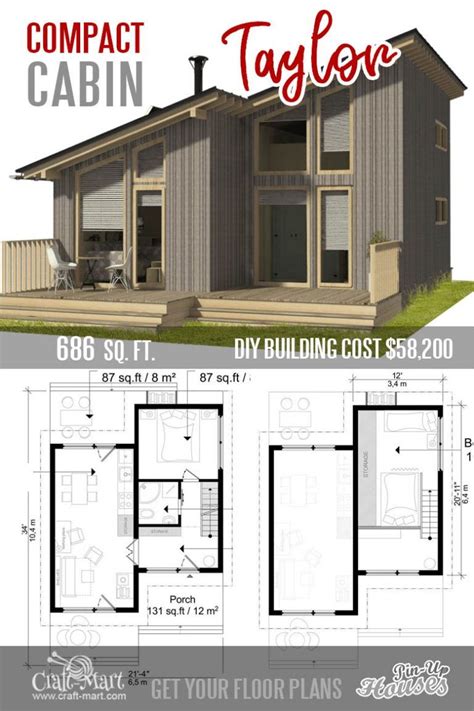 9 Plans Of Tiny Houses With Lofts For Fun Weekend Projects Artofit