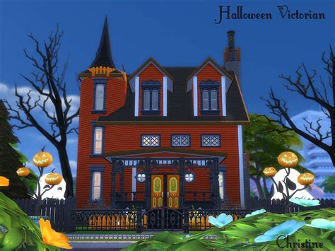 The Sims Resource Halloween Victorian House Dv