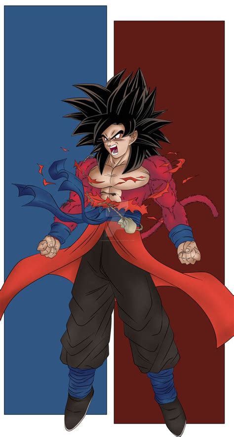 Time Patroller Goku Ssj4 By On