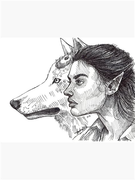 The She Wolf Aäryn She Wolf Poster By Wolfrey Redbubble