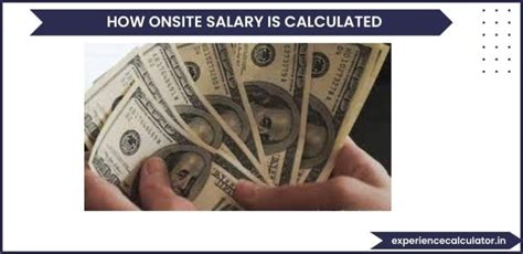 How Onsite Salary Is Calculated 2024